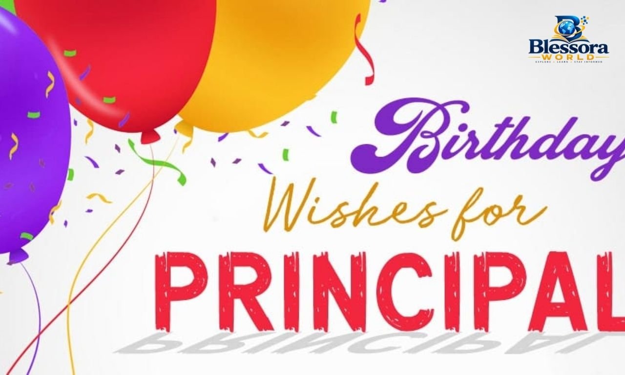 Birthday wishes for principal with a school birthday card