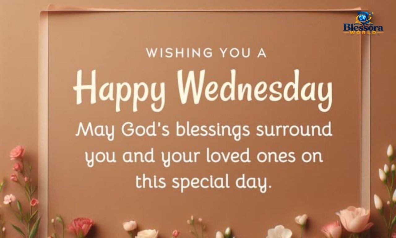 Inspiration Wednesday blessings with uplifting wishes, Christian prayers, and positive midweek messages