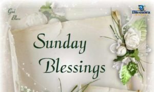 Sunday blessings images and quotes with Christian prayers, peaceful wishes, and inspirational messages