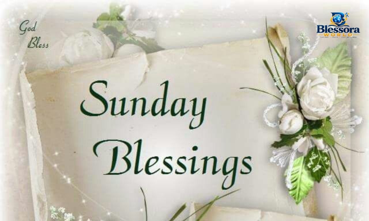 Sunday blessings images and quotes with Christian prayers, peaceful wishes, and inspirational messages