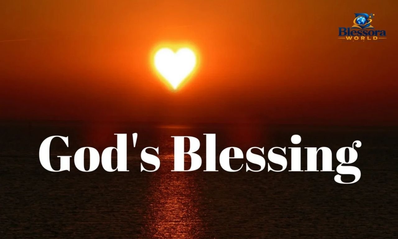 God’s blessings with an inspirational Bible verse and prayer for peace, faith, and gratitude.